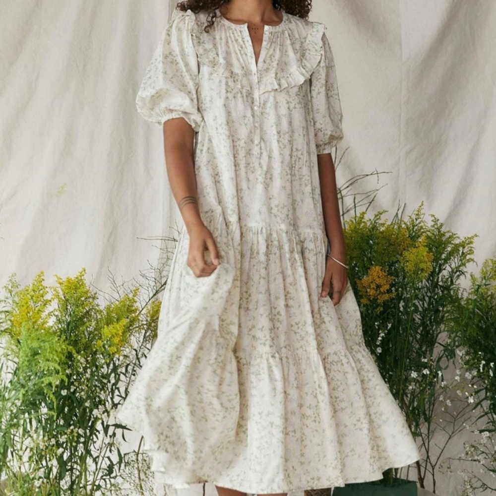 New Christy Dawn Emilia Cream Dress
